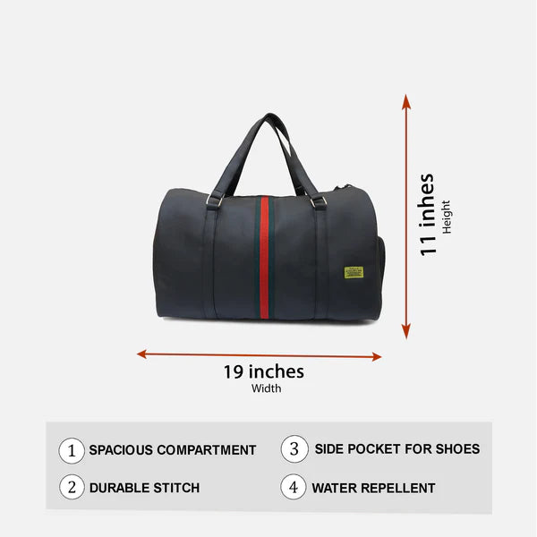 GG Stripe Duffle Bag